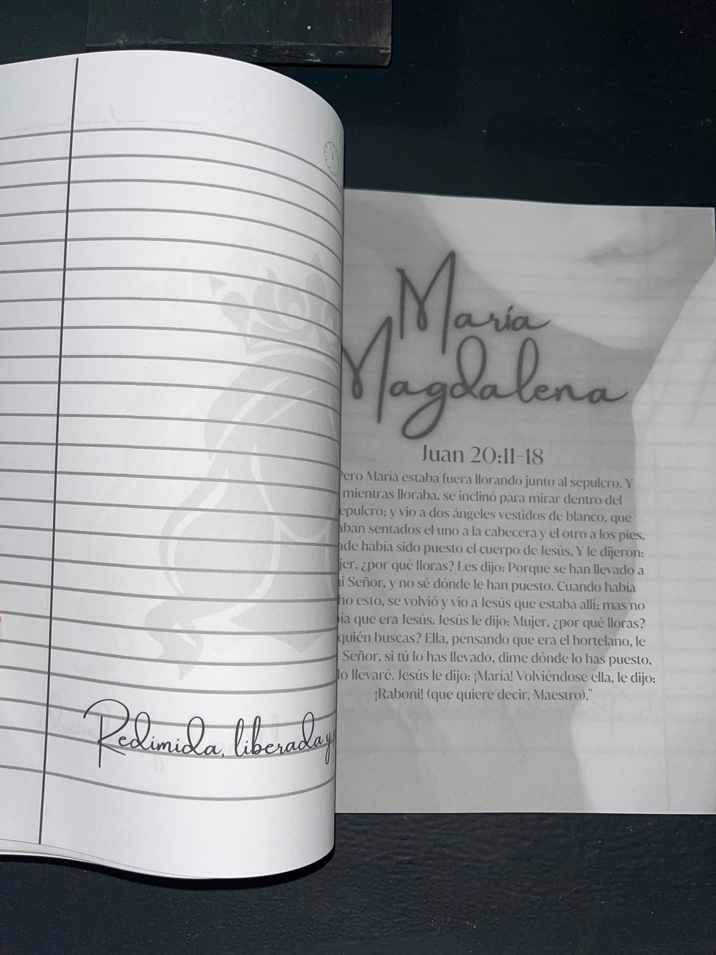 Colección de libretas mujeres de fe (Maria Magdalena)