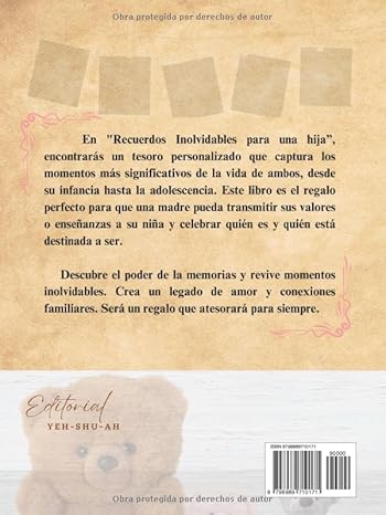 Recuerdos inolvidables para una hija